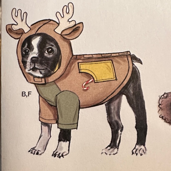 New Simplicity Dog Coat Pattern - Plaid and White Uncut Factory Folded S9663 - Picture 5 of 7